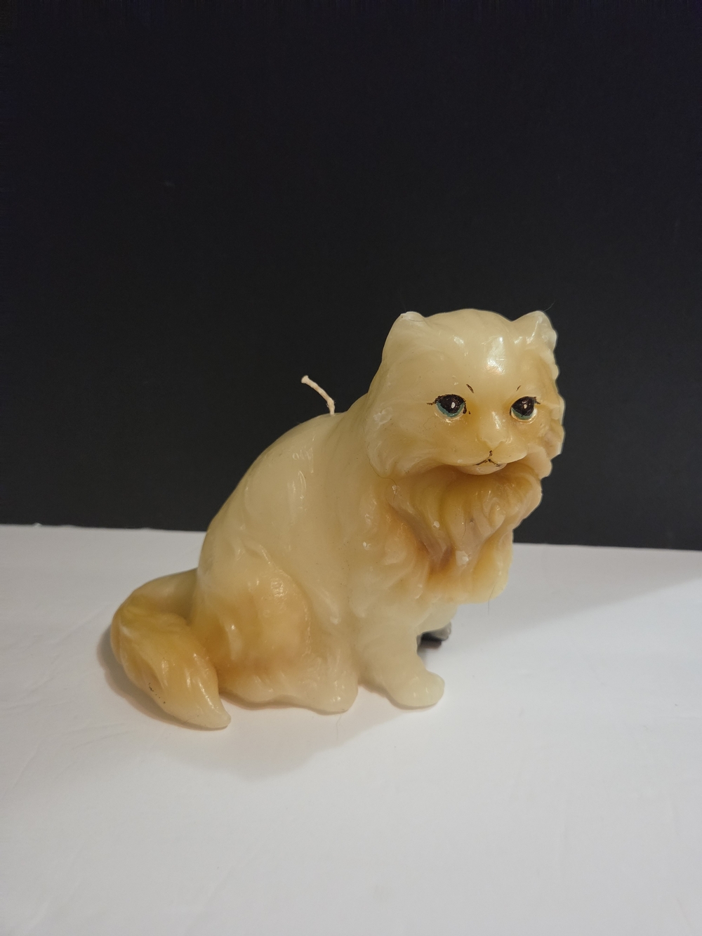Cat Figure Candle Wax Single Wick Feline Retro Home Decor